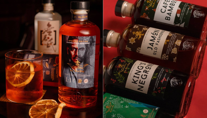 香港Bottled Cocktail丨#5. The Wise King為了推廣本地文化，主打西班牙風的The Wise King就特意與本地Gin酒蒸餾廠無名氏合作， 推出特別版瓶裝雞尾酒。這次的B